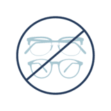 Laser for Reading Glasses Icon